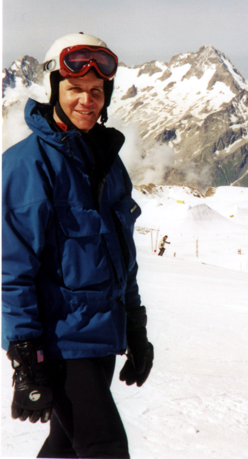 James on the glacier