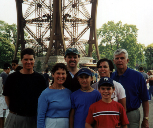 James' family in Paris