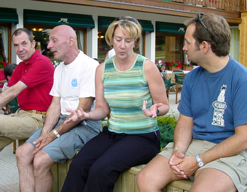 Fabio, Bruno, Anne, and Paolo