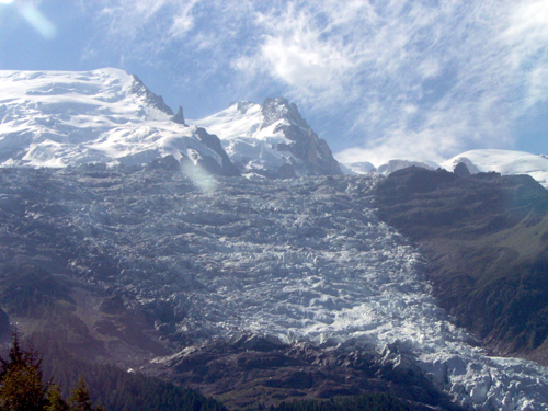 Monte Blanc from Chamonix
