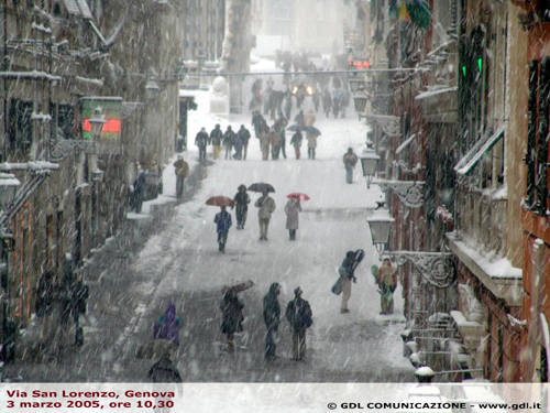 Genoa snowstorm, March 2005