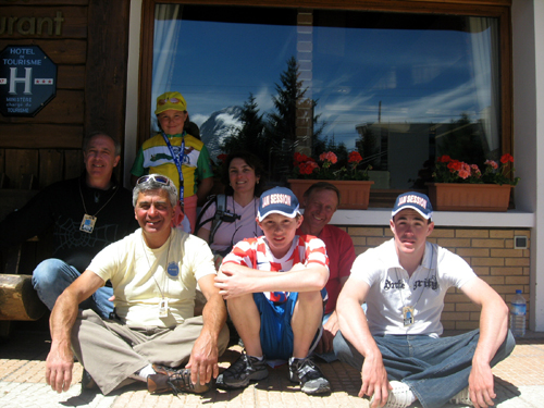 Stewart, Jim, Sophie, Daniela, Jacob, Chester, Josh