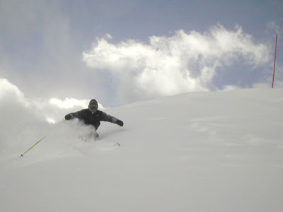 Jim outside the gates