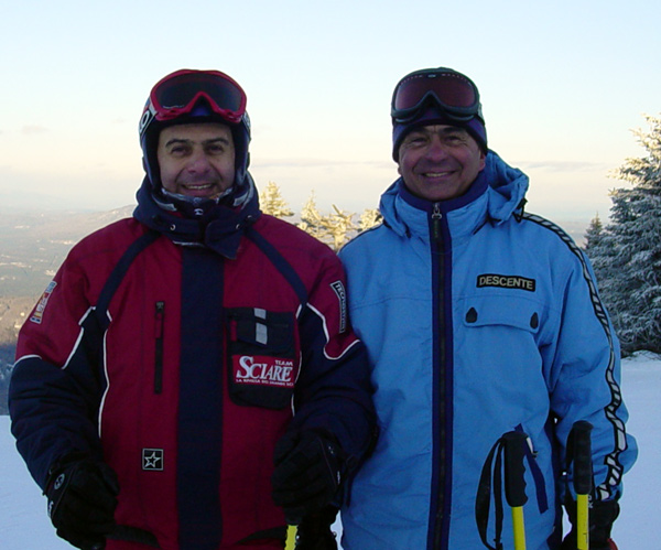 Massimo and Jim at the end of a good day.